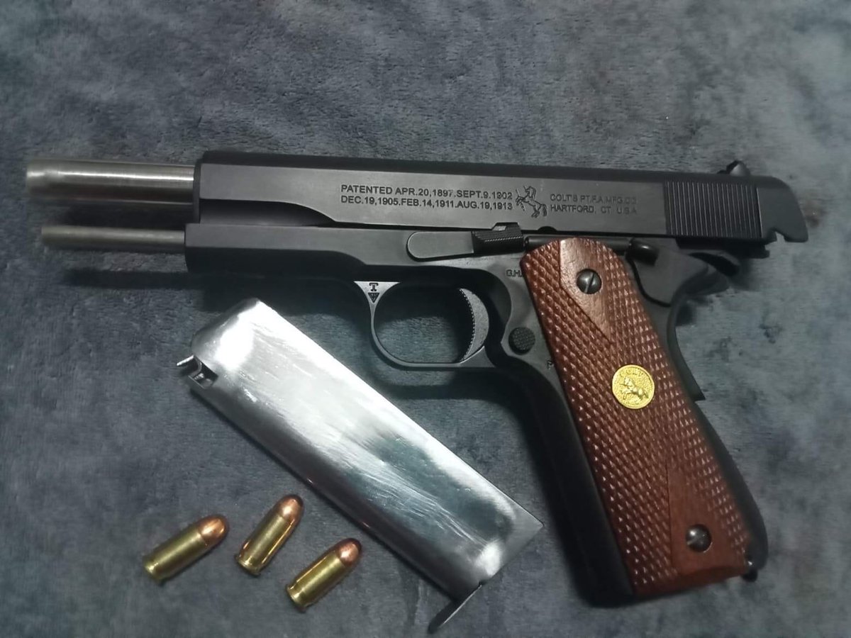 SiamGunn's tweet photo. BBกันแปลง
Colt1911สำดำด้าน ลูก.380 แม็กจุ7+1
ค่าตัว8,500ไม่รวมลูก 
รับประกันตัวปืน5เดือน ภายใน5เดือนตัวปืนมีปัญหาซ่อมเปลี่ยนอะไหล่ฟรี
#ปืนหลุดจํานํา #ปืนเถื่อน #ปืนแปลง #ปืนไทยประดิษฐ์ #ปืนราคาถูก #ปืนไม่มีทะเบียน https://t.co/XQu2gQBRpH