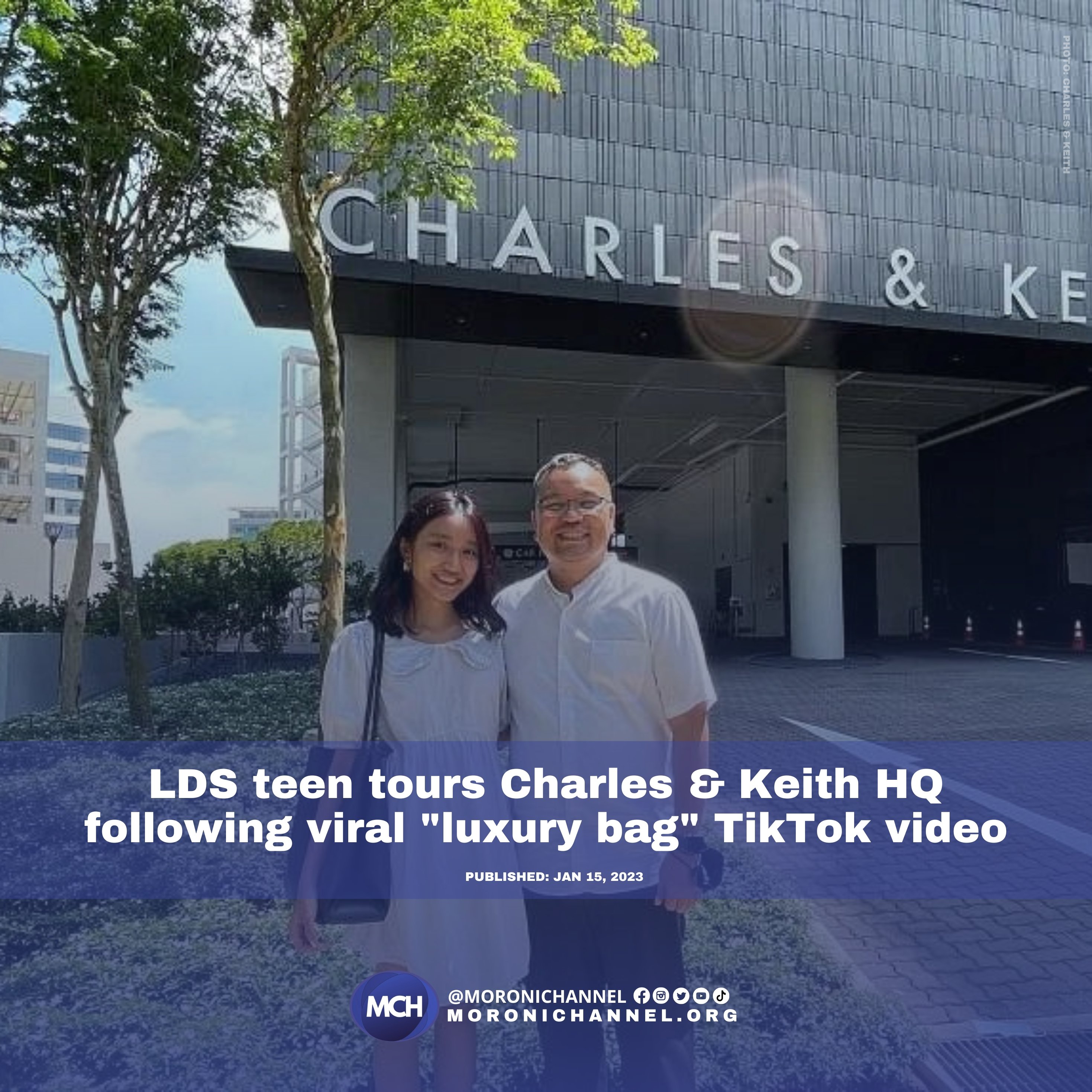 Teen meets Charles & Keith founders after TikTok video on 'luxury