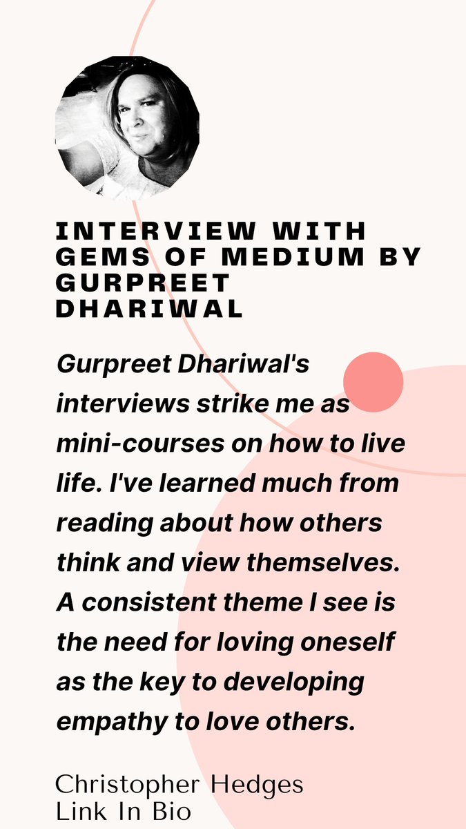 I loved receiving the second review of my third book ❤️🥰

#bookreview #bookrecommendations #bookstoread #mustread #mustreadbooks #mustreads #newbookrelease #newbook #authorgurpreetdhariwal #interviews #mediumwriter #mediumwriters #writersinterviews #writingcommunity