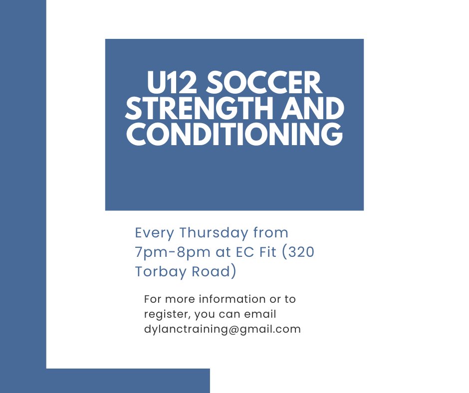 DylanCTraining's tweet photo. ❗️U12 SOCCER STRENGTH AND CONDITIONING ❗️ 

Check this program out. This program is designed for U12 soccer players, focusing on body weight movements, increasing athleticism (quickness and jumping), and preventing against injuries that can happen on the field. https://t.co/QEEWJtbvas