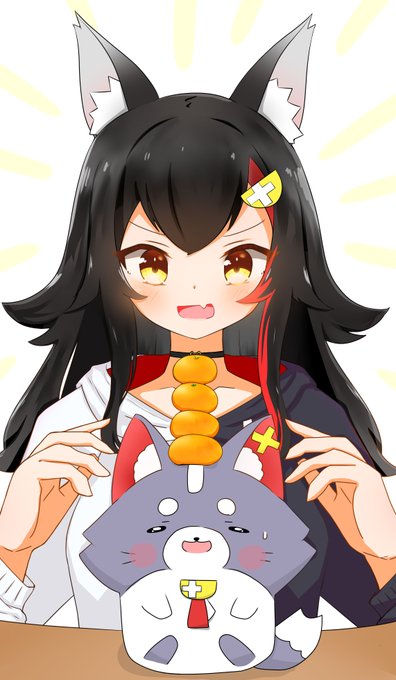 ミオしゃとミオファとみかん#みおーん絵 