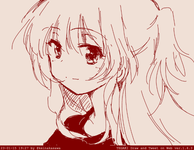 「喜多ちゃぁあ#ぼっち・ざ・ろっく #tegaki_dt 」|なかさわけい㌠のイラスト