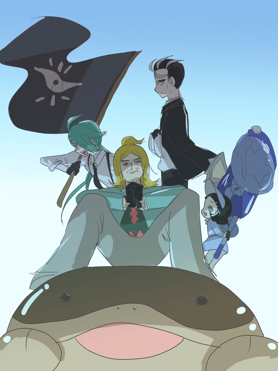 パルデア四天王結構描いてる
好き 