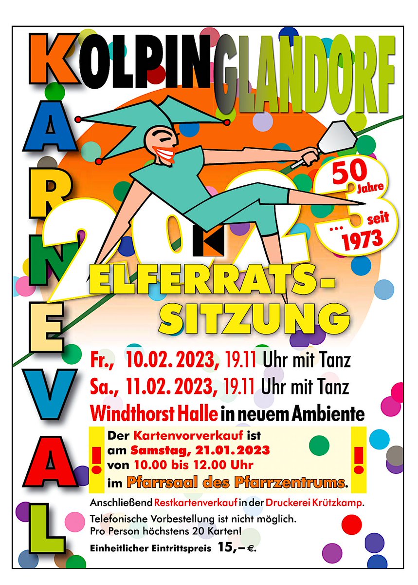 BurkhardBe's tweet photo. #Karneval in #Glandorf
Sei du auch dabei https://t.co/WXXrX5sT9H