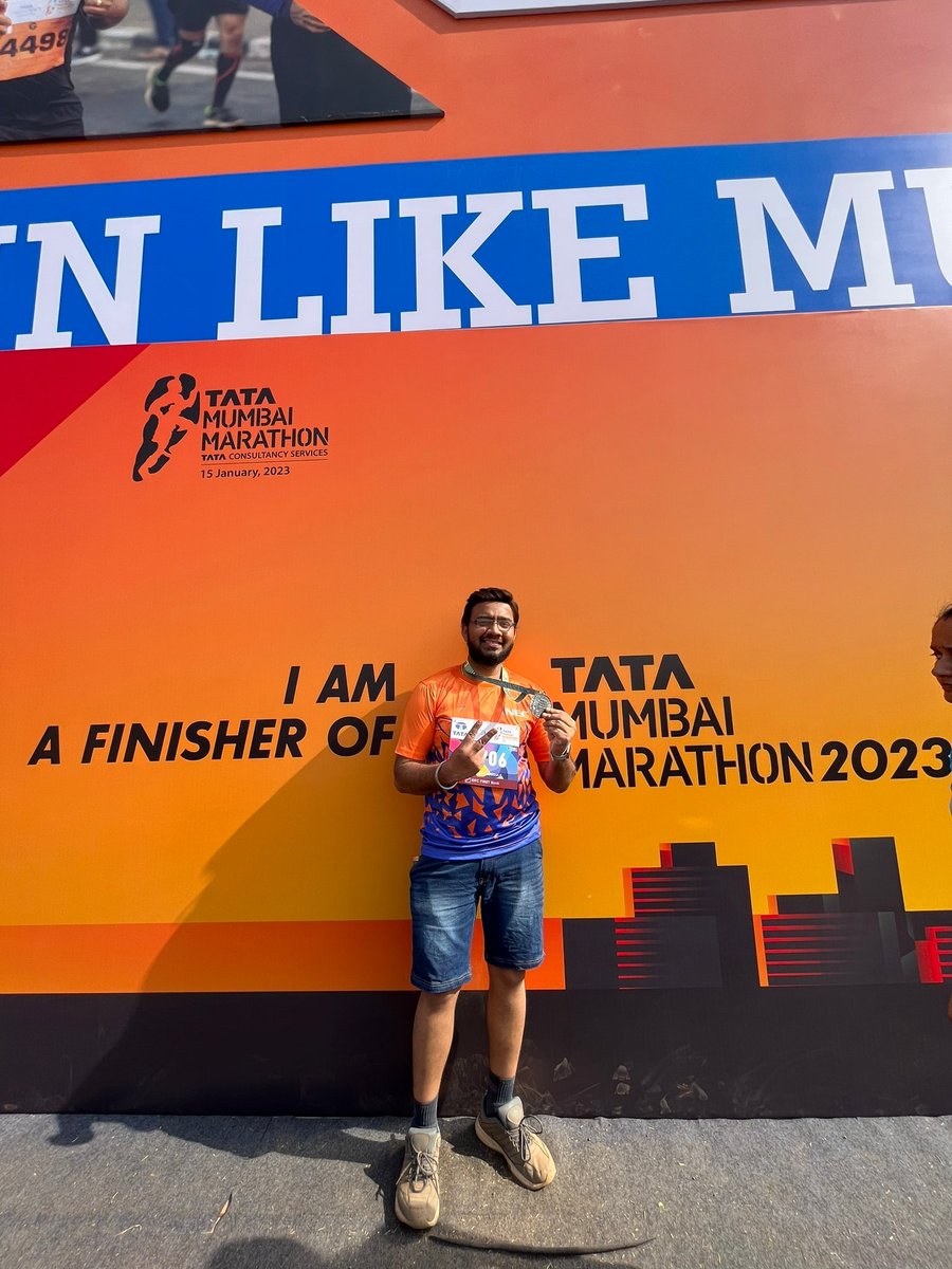 CjayanT's tweet photo. Excited to be a part of the @TataMumMarathon with @NEC Software Solutions (India) #MumbaiMarathon2023 https://t.co/hAkwziYmmS