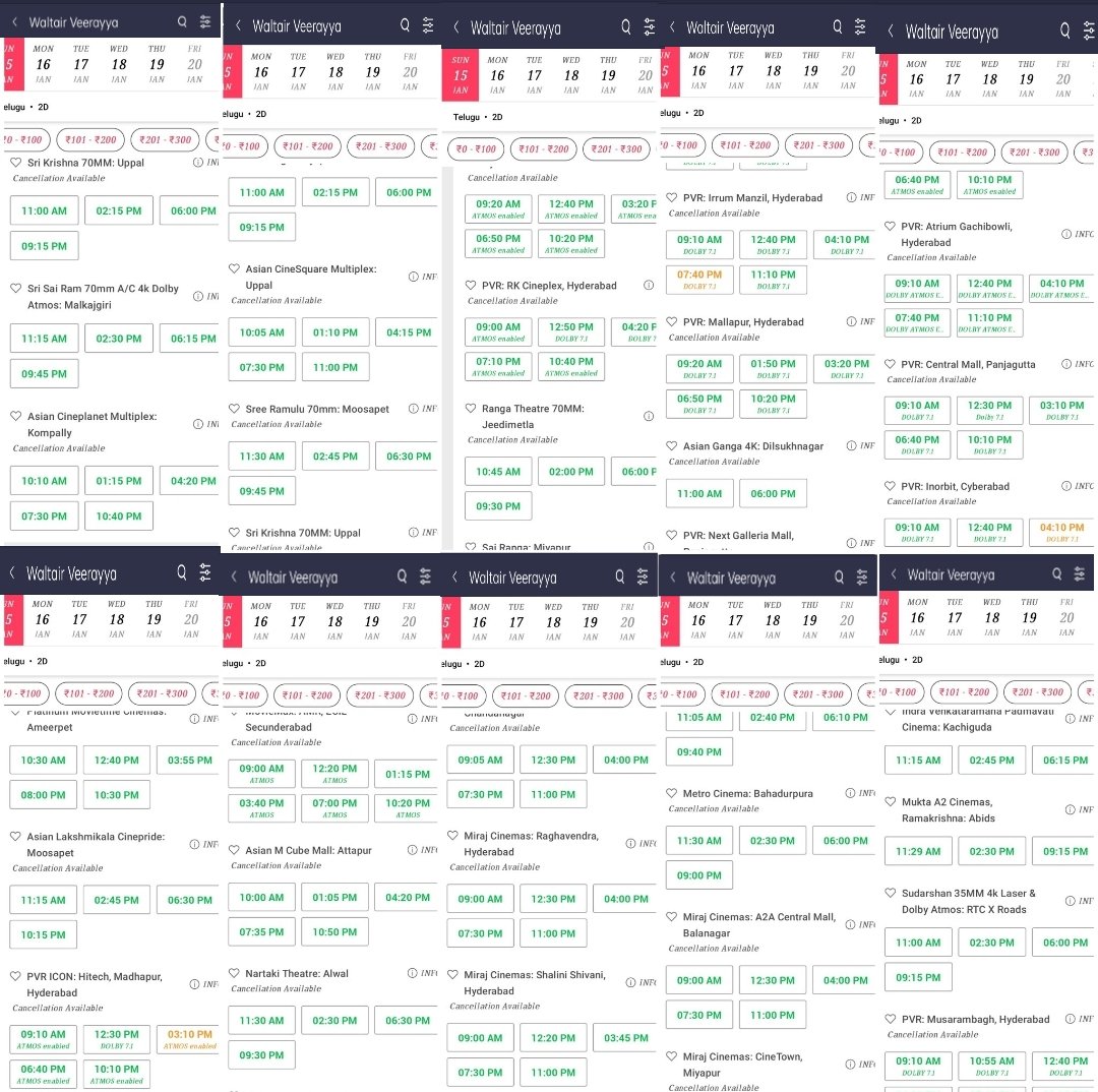 UgandaRCFanClub's tweet photo. #WaltairVeerayya shows are getting cancel due to lack of audience 🤷‍♂️👎👎 https://t.co/LF4wu1ZHLm