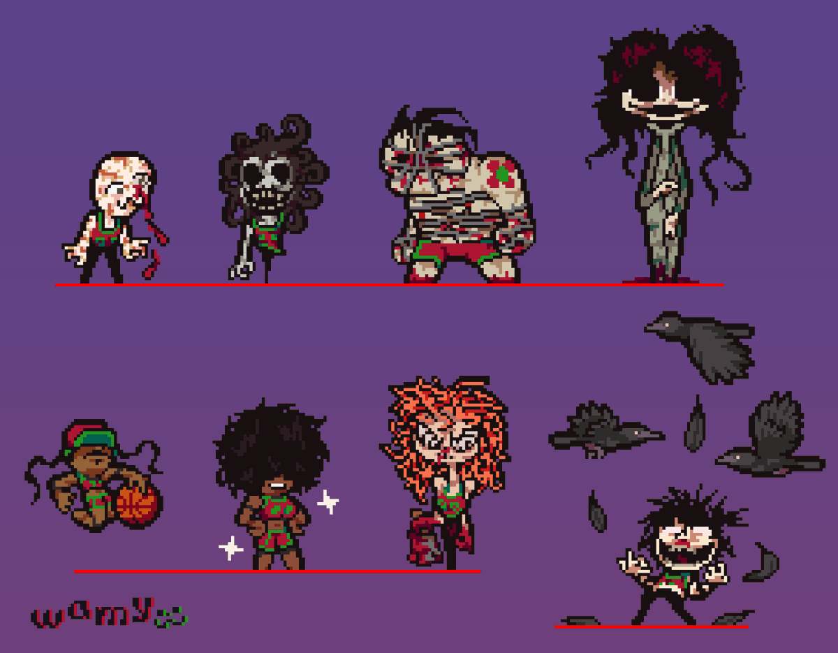 wamyremy's tweet photo. "WE BACK WE BACK WE BACK WE BACK"

Finally, even more wackos inspired by the Infinity Franchise in LISA: The Pointless, a fangame of LISA: The Painful! There will be more VERY soon, to make up for the long absence <3

#pixelart #lisathepainful #lisathepointless #wamyremyart https://t.co/6vf8N5jyZk