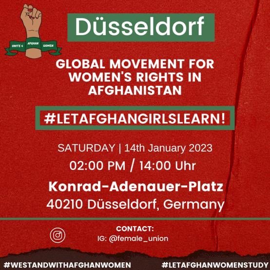WellerInga's tweet photo. More SOLIDARITY with women in #Afghanistan is needed! #allornone #LETAFGHANGIRLSLEARN!#standwithwomeninafghanistan Joined the global movement for women’s rights in Afghanistan yesterday with @Hamida_Ramazani ❤�� https://t.co/Yt7Owqdqfz