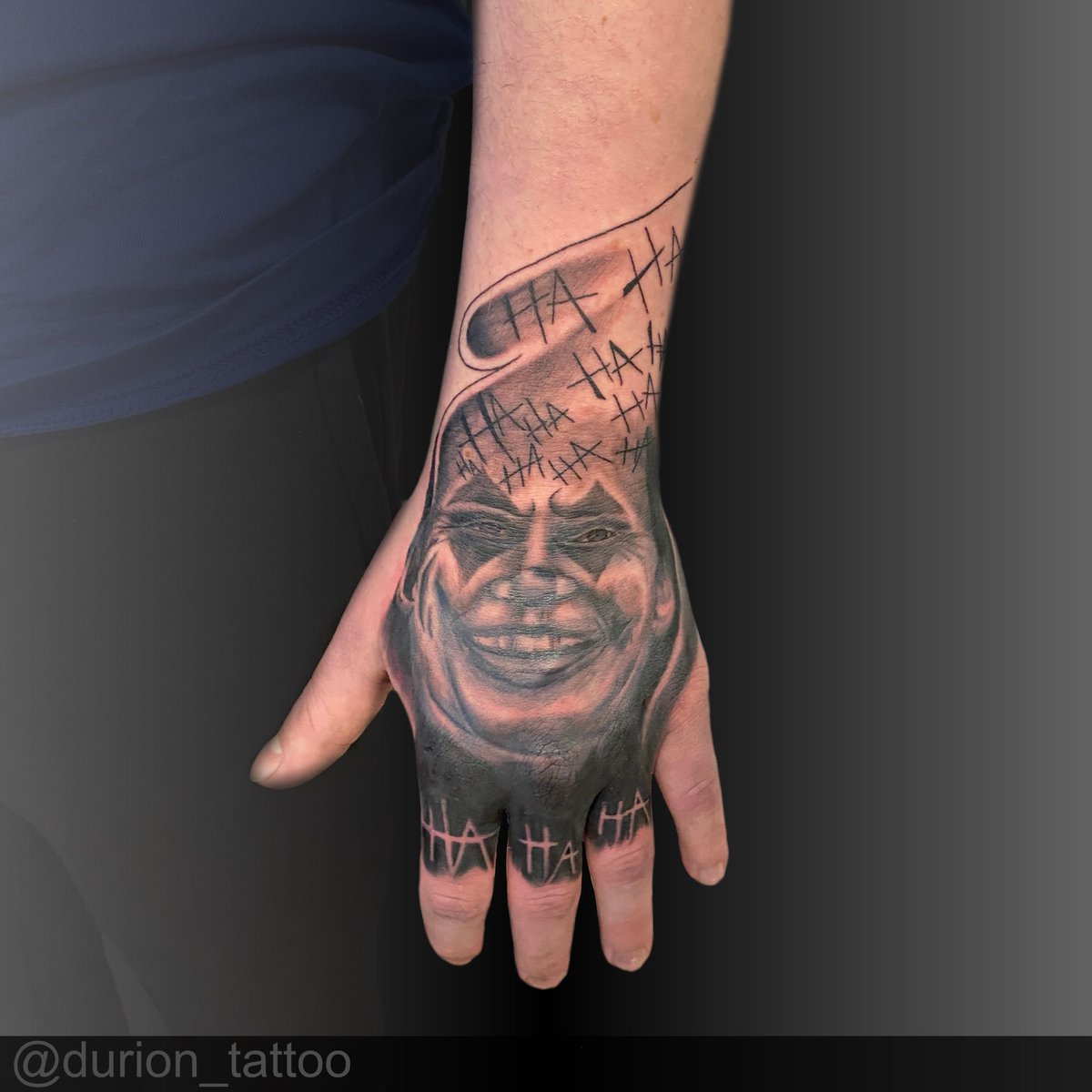 DurionTattoo's tweet photo. #joker #partly #healed #fresh #tetovani #ostrava #tattoo #tattoos #portrait #portraittattoo #czech #art #tattooartist #bng #ink https://t.co/Q7wl67Sh5F