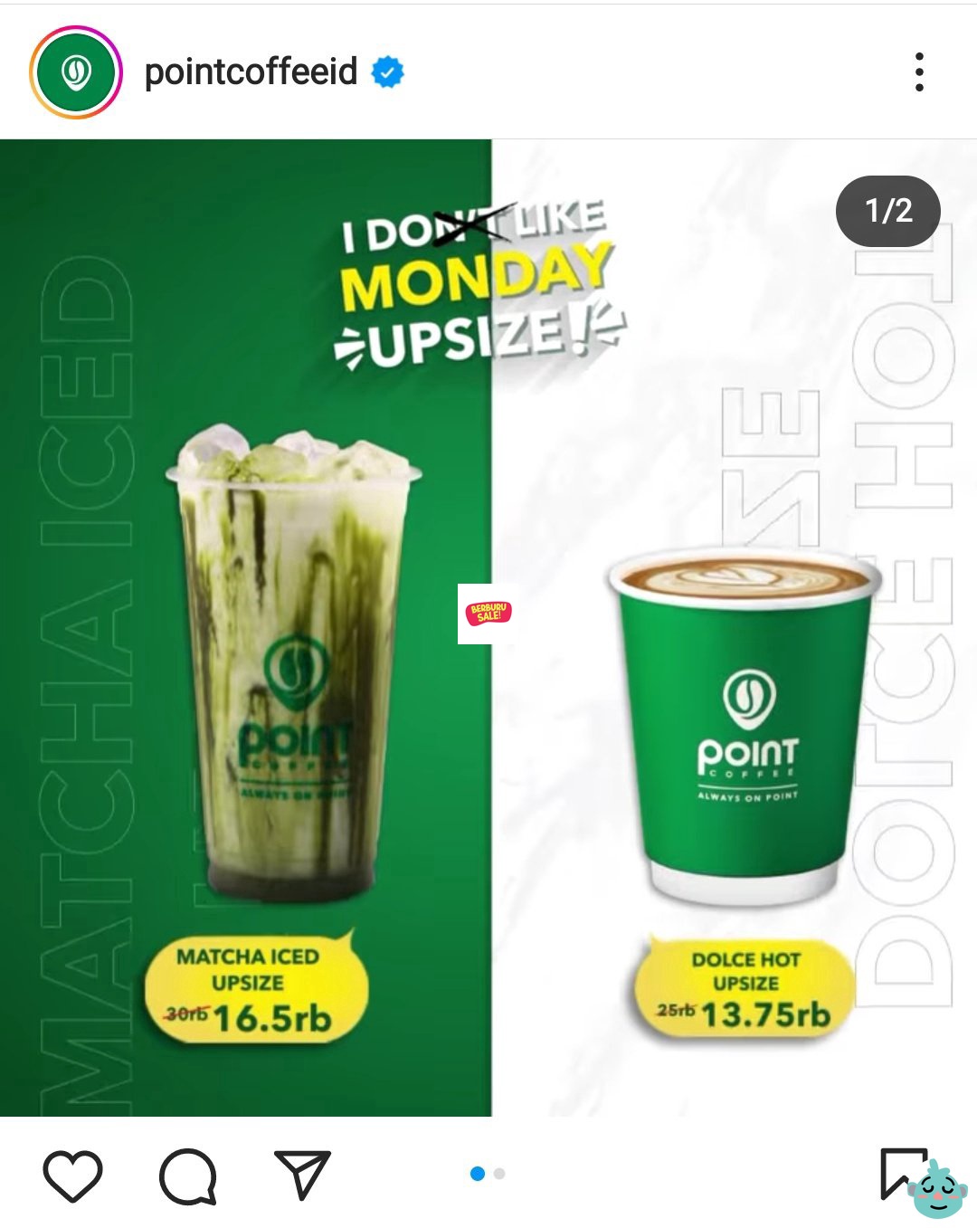 BerburuSale Base Diskon Kukka on Twitter "/info point coffee nih