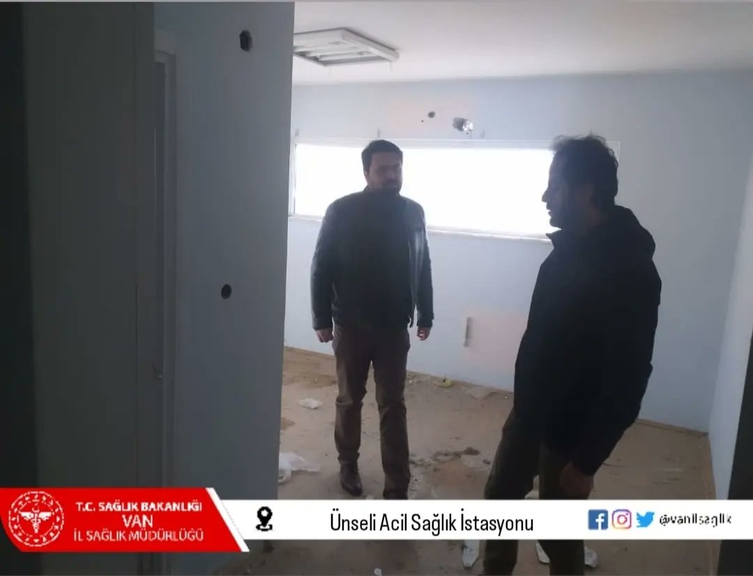 İl Sağlık Müdürümüz Op.Dr. Muhammed Tosun ve 112 Acil Sağlık Hizmetleri Başhekimi Dr. Harun Eyüpkoca ile beraber planlama dahilinde aktiflenebilecek Ünseli Acil Sağlık Hizmetleri İstasyonunu yerinde inceleyip eksiklikleri tespit etti +++