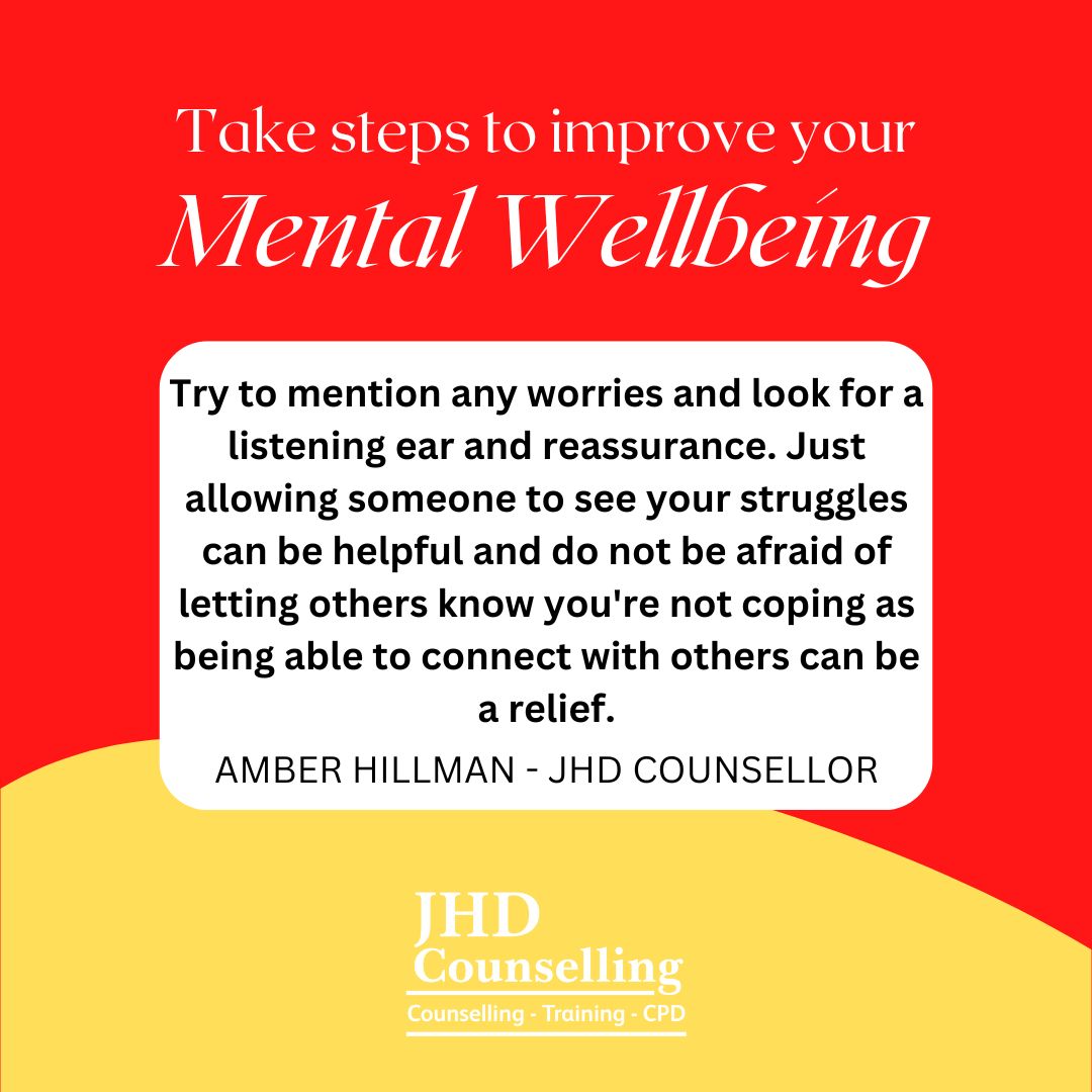 To help everyone through January we reached out to our 50+ counsellors for some tips, to hopefully encourage some of our followers. This is a tip from Amber Hillman ❣️

#selflove #mentalhealthawareness #anxiety