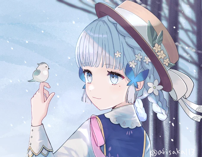 あやか #genshinimpactfanart #原神 #神里綾華 