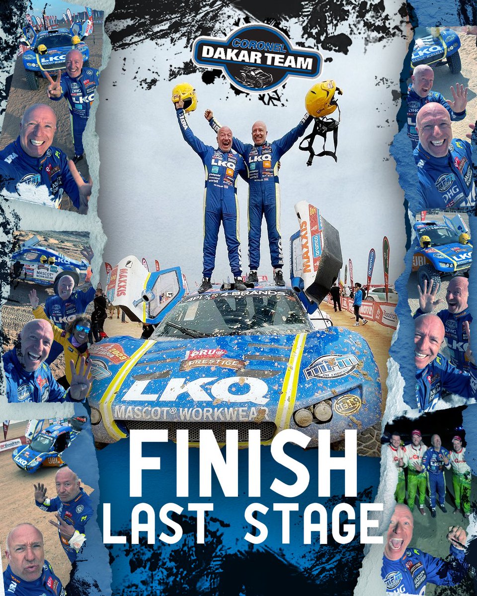 14 tough stages… 🦁 This is Dakar and we made it! #Dakar2023 🏁

#DakarInSaudi #DakarRally #CoronelDakar