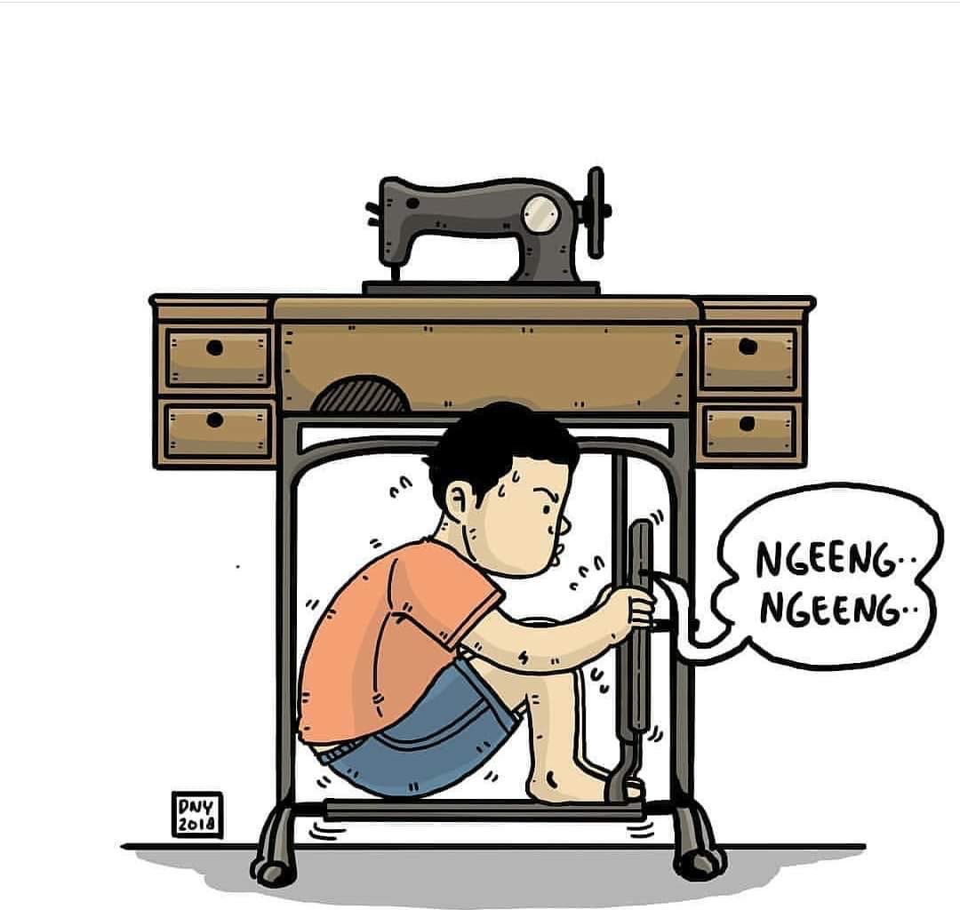 Sapa yang pernah begini?