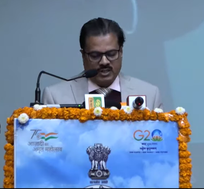 Indiametdept's tweet photo. DGM IMD Dr. M Mohapatra kicks off IMD’s foundation day celebrations by welcoming the chief guests for the event Dr. Jitendra Singh @DrJitendraSingh , Hon’ble Minister of State (IC) of Earth Sciences,  Shri Pushkar Singh Dhami @pushkardhami , Hon’ble CM of Uttarakhand, (1/2) https://t.co/Lm1XHa0VOy