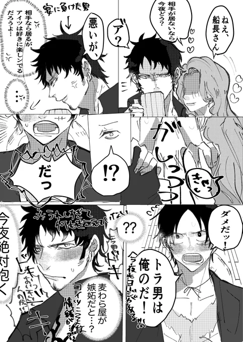 今夜はとても盛り上がった🐯👒
※顔無しモブ女います
#1日1ロール #lawlu 
