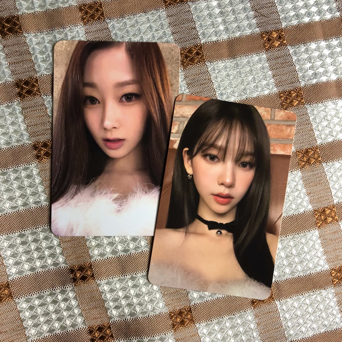 lovraea's tweet photo. 。゚゚・。・゚゚。
゚。 #loviemails .ᐟ
゚・。・゚
⤷ hi @winprio ! my pink christmas karina and giselle pcs have arrived safely ! tysm for bringing them home ! until next time !
t. #from_starryminjeong https://t.co/uQNDwhha4T