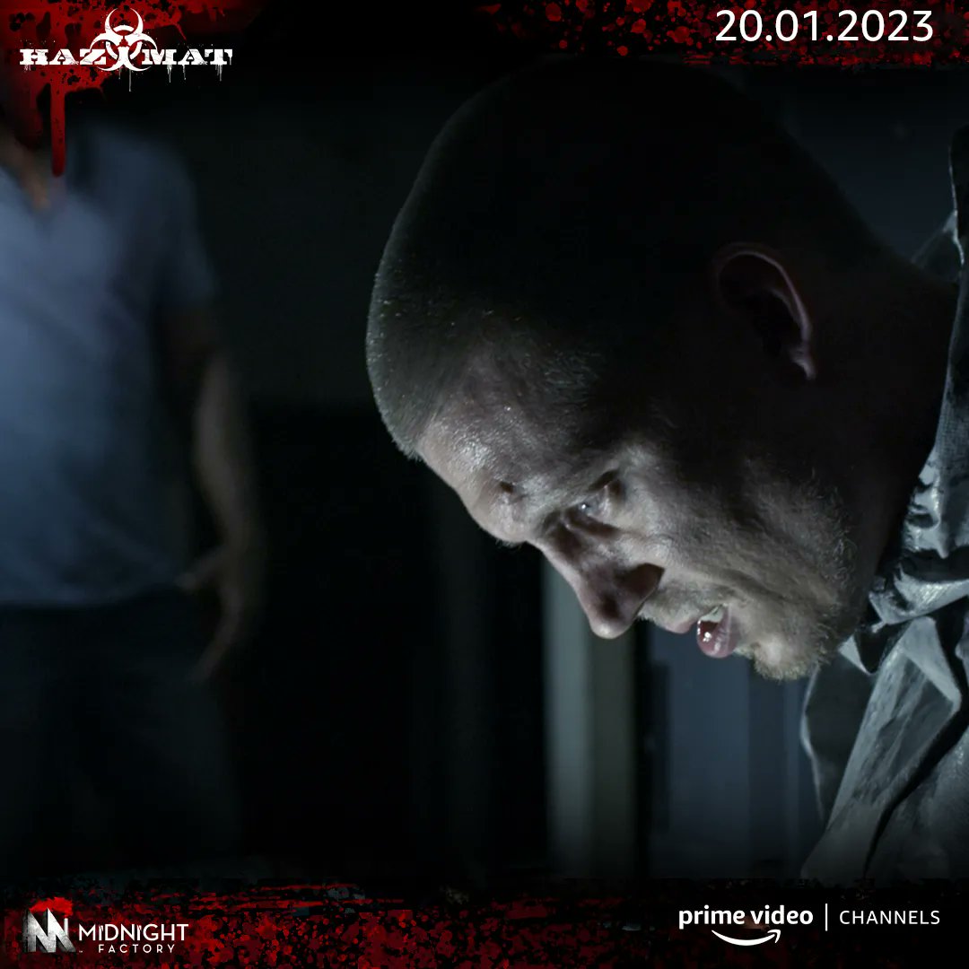 00factory's tweet image. Immaginate la scena: voi preparate un bello scherzo a un amico e lui in cambio cosa fa? Vi prepara una carneficina coi fiocchi! Segnate in agenda che #Hazmat arriva venerdì prossimo sui nostri canali #MidnightFactory su #PrimeVideoChannels e su @MediasetPlay.