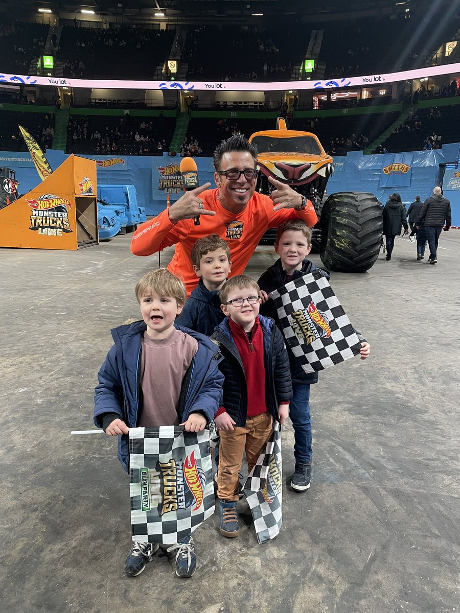 Ready for the Glow Party action! #hotwheelsmonstertruckslive