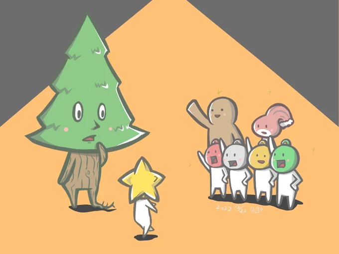12月⑥ 12/21〜24 #先月描いた絵を晒そう #illustration #絵柄が好みって人がいればいいなぁ