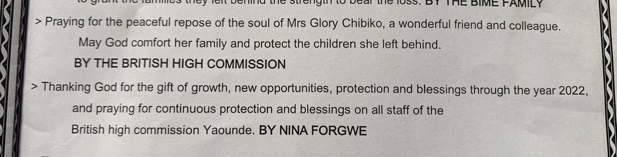 ChrisDennysUK's tweet photo. Today at St Andrew’s Mission Station @UKinCameroon and @BritishCouncil gave thanks for #2022 prayed for our dear Sister Glory Chikibo who passed and prayed for blessings in 2023 - Happy new year https://t.co/kC7nDwBubD