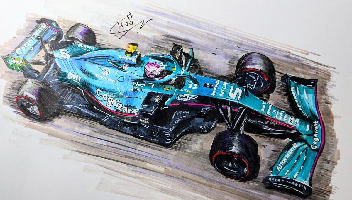 hoo24040's tweet photo. AMR21💕💚
頑張って描きました🫶
@AstonMartinF1
painter・ Hoo🎨
#waterislife #SV5 #VET5 #sebastianvettel #AstonMartin #astonmartinf1 #AMR21 #IAMF1 #f1art #f1drawing #seb5 #vettel #F1 #weraceasone #changetheworld #painting #illustration #ベッテル #iamcreativity #Azerbaijangp https://t.co/47VSnbJL0t