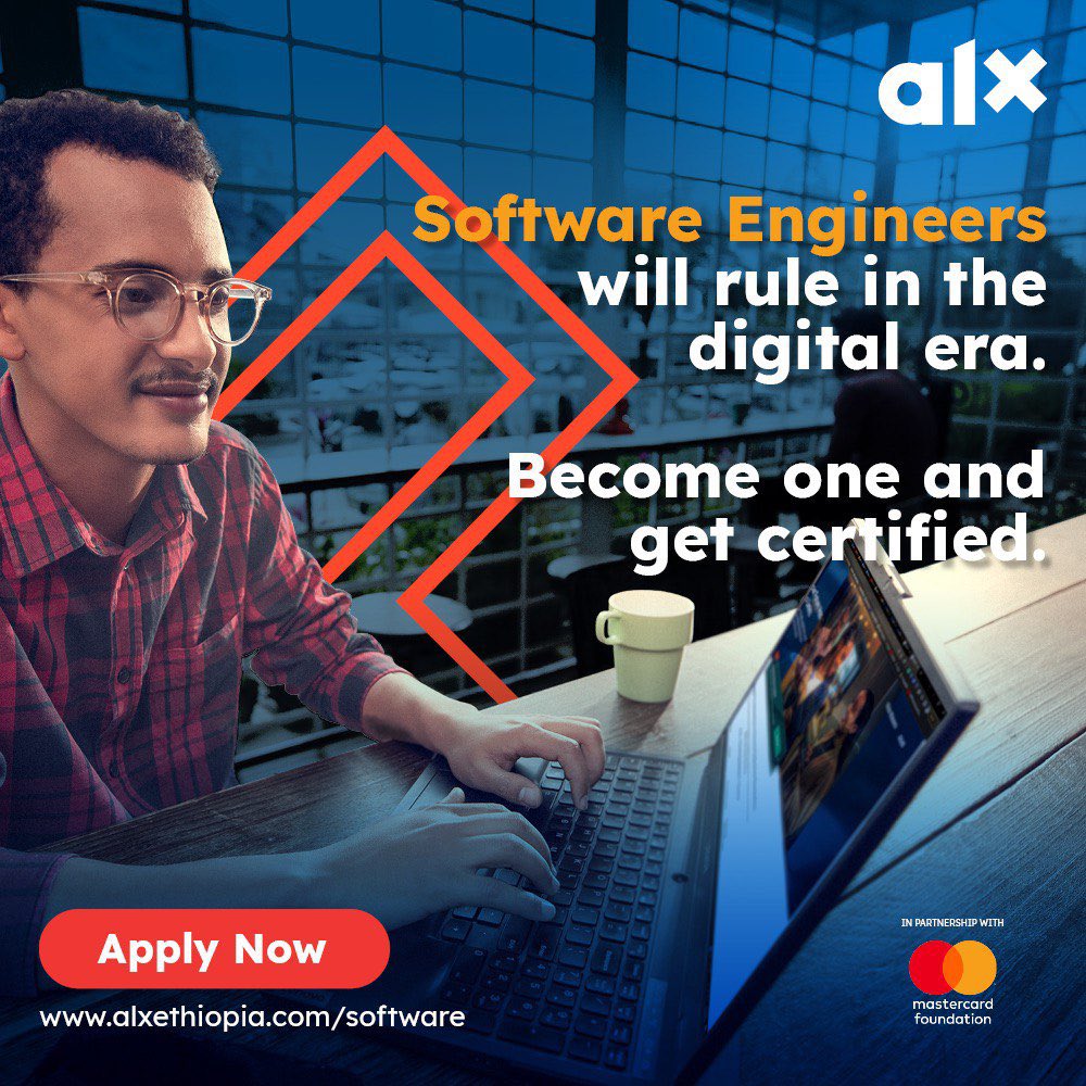 Are you ready to shape the future of Africa through technology? Our software engineering program is now accepting applications from talented African youth. Don't miss out on this opportunity! The future belongs to those who can code! #softwareengineering #africa #youth #ethiopia