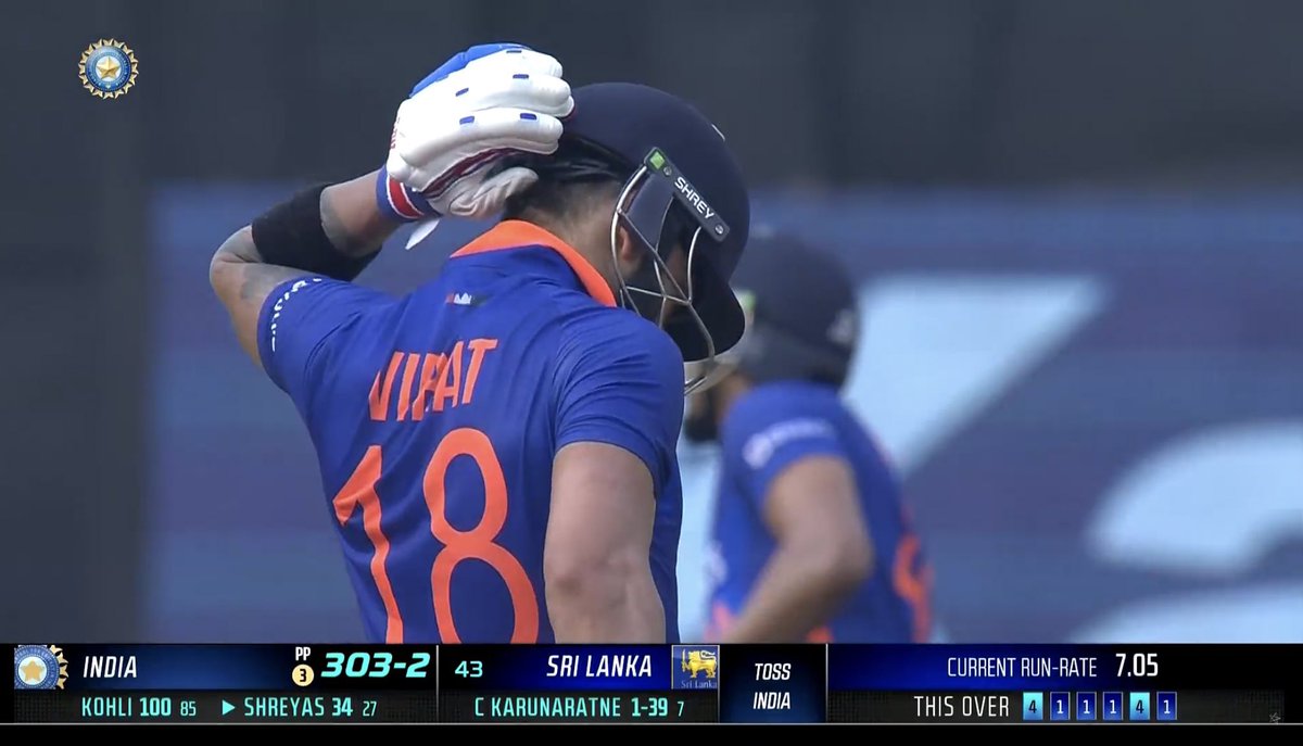 15th January Century for #ViratKohli 
(2017, 2018, 2019 and 2023) 

15th jan should officially be declared Virat Kohli's day 🔥 #INDvSL