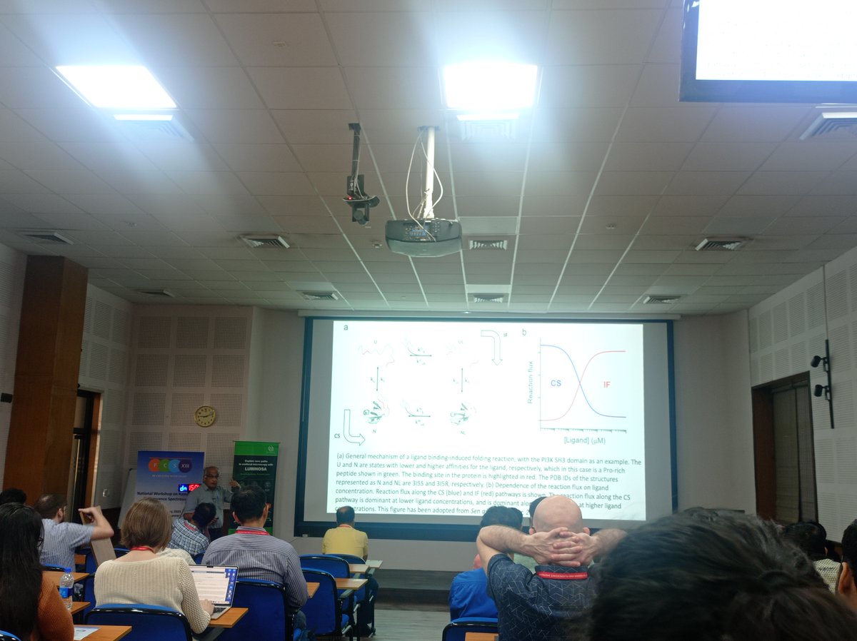 Prof. Jayant B. Udgaonkar delivered a research talk on "Microsecond dynamics during the binding-induced folding of an intrinsically disordered protein" <a href="/FcsxiiiWorkshop/">FCSXIII Workshop</a> <a href="/tvmiiser/">IISER Thiruvananthapuram</a>