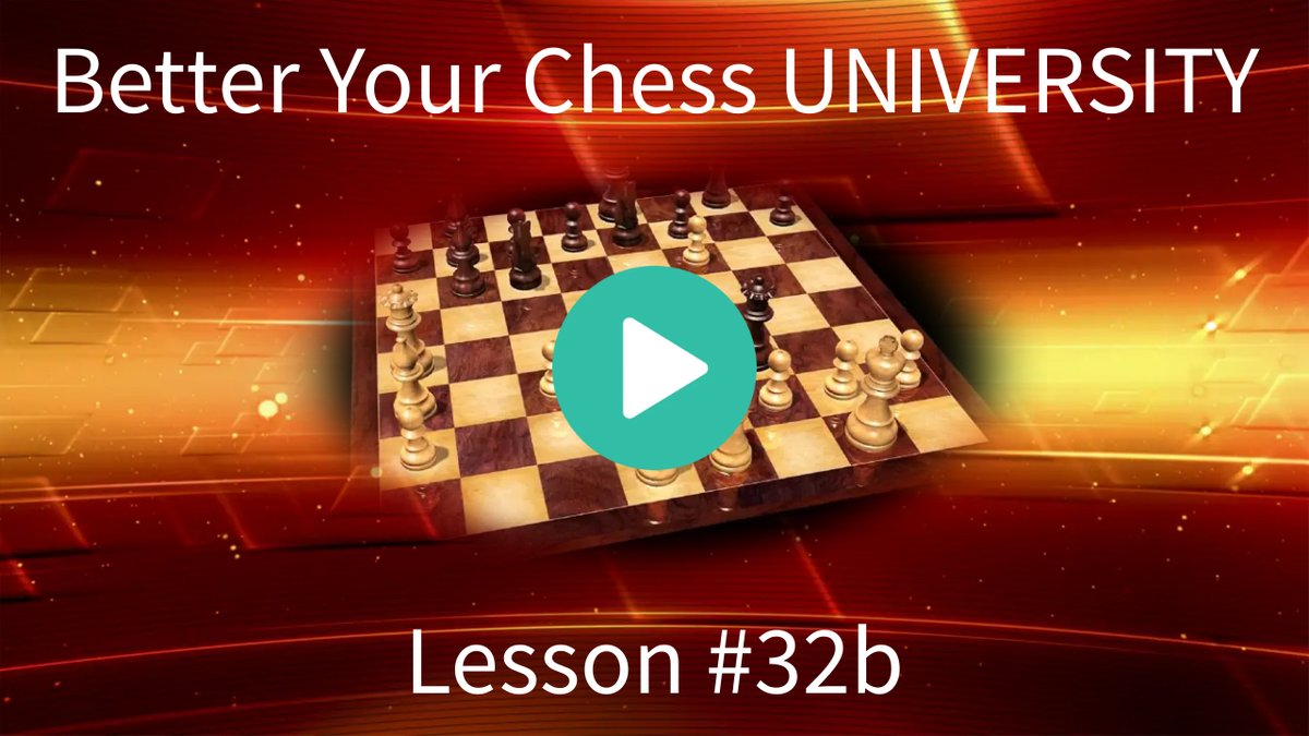 WaldemarMoes's tweet image. #BYCUniversity:
Lesson #32B: Common Mistakes In Chess - Exchanging & Releasing The Tension
youtu.be/QBlsl7UQf40 via @YouTube
#chesslessons #chesstraining #chessimprovement #chesslessonsonline