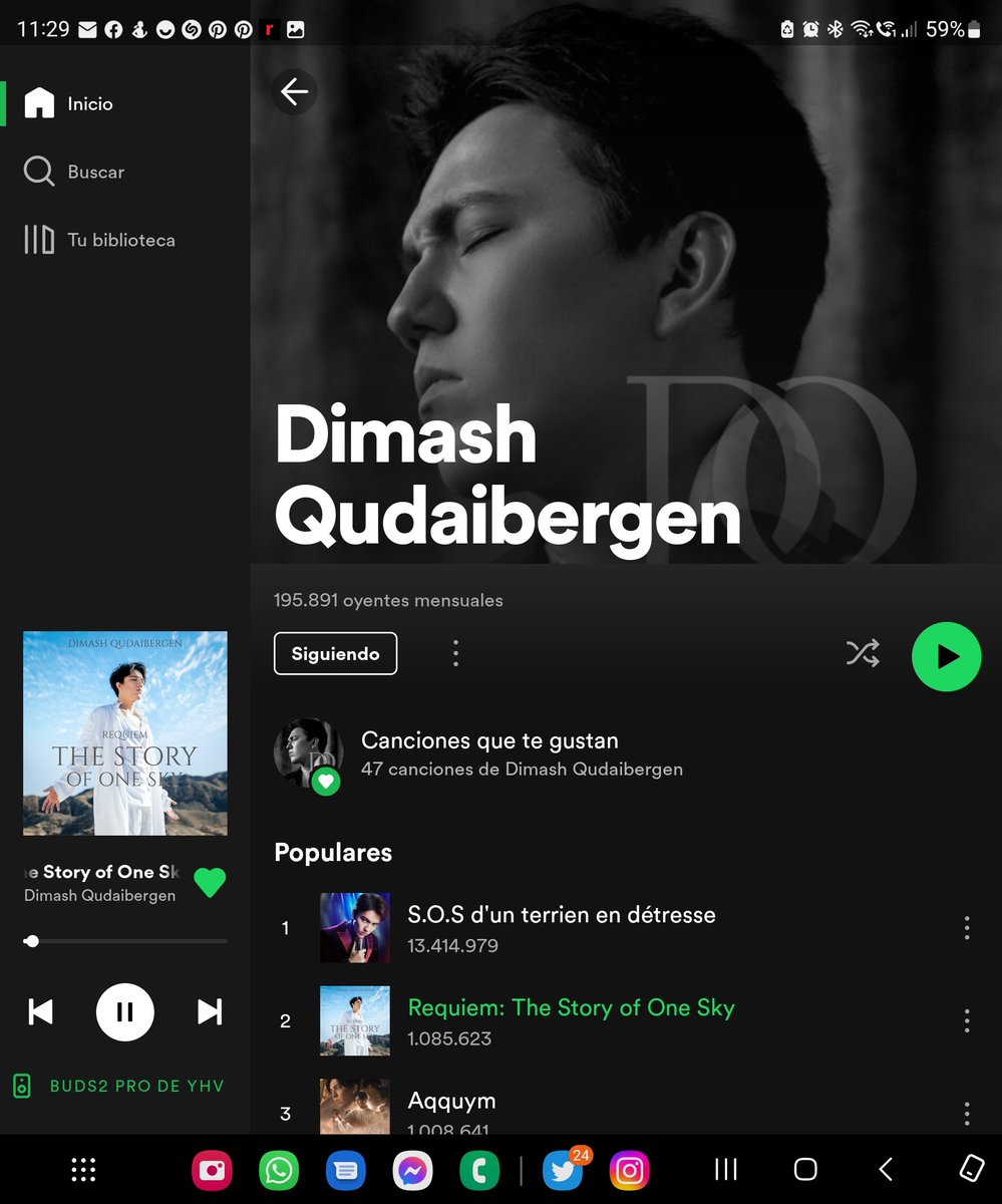 @nikitaLila @dimash_official My favourite song by #DimashQudaibergen on #Spotify is #TheStoryOfOneSky 
When speaking about #Peace on Earth, this one will always win my heart.
@dimash_official
#WeNeedPeace
#WeAreChoosingLife🕊

LISTEN TO IT HERE👇🏽👇🏽👇🏽
open.spotify.com/track/4ij2WkPG…