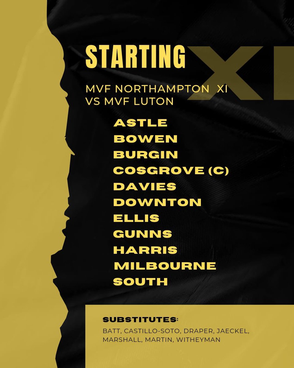 NNExilesFC's tweet photo. Our team for today’s game vs Luton at Daventry. Kick off 1.30pm https://t.co/HAL4r9s3rS