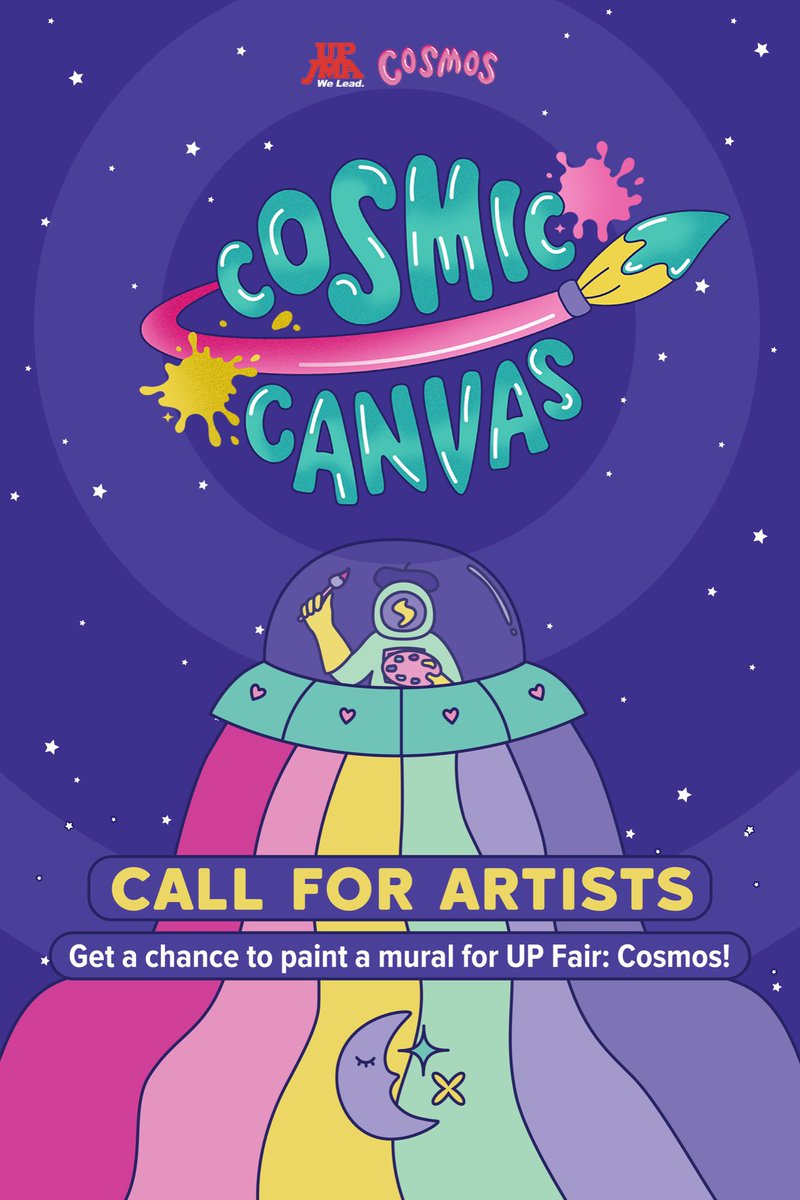 CosmosOPMFest's tweet photo. Ready ka na ba maging aesthetic? 🤩

Cosmos presents ang pinaka-una, pinakabago, at pinakamakulay na contest for artists 🧑🏻‍🎨 

Makipagkabugan ng artworks kasama ang ibang artists sa Cosmic Canvas 🖌 

Mechanics: https://t.co/Fex7GtLxMm https://t.co/QIdgOhC3Vu
