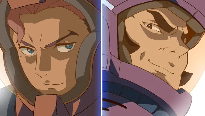 最終回のグエルとパパの共闘熱かったね #水星の魔女 
