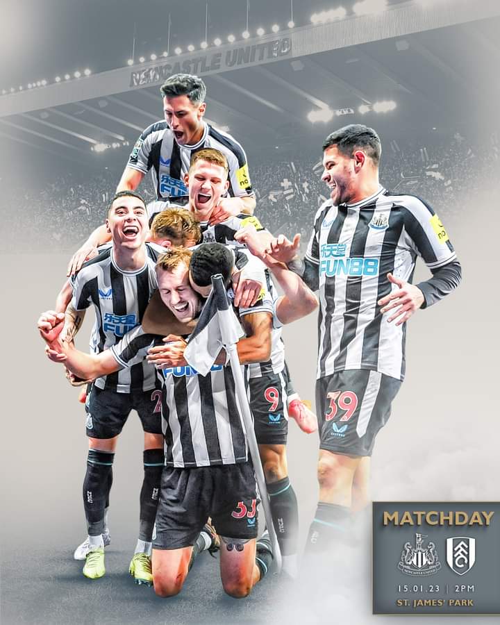 Come on Newcastle we want that 3rd spot back today from man utd