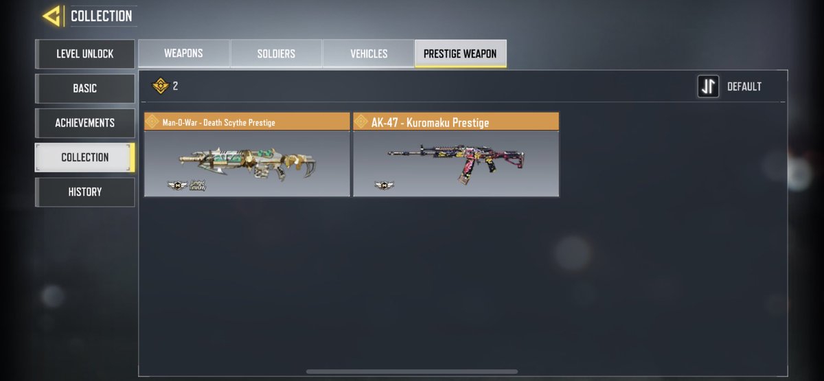 SahaSrinjan's tweet photo. One of the most precious and worthy collections in the inventory of my life! 😍🫶🏼 #Callofdutymobile #CallofDuty https://t.co/z2Q0hyXzAH