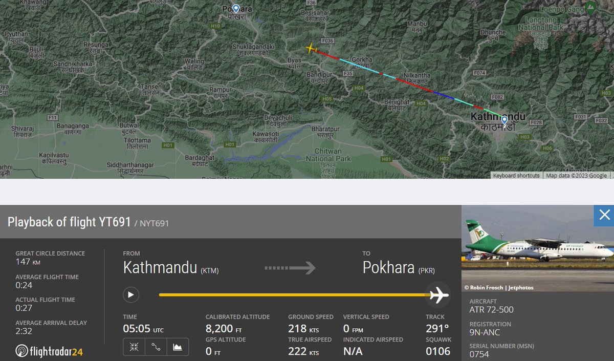 wqd6Fo8uqNszR1e's tweet photo. #AirCrash #crash #AircraftCrash #AT76 #Nepal #ネパール #Accident #YetiAirlines #YT691 #ATR72 #ATR #Emergency https://t.co/6nyAOglrz6