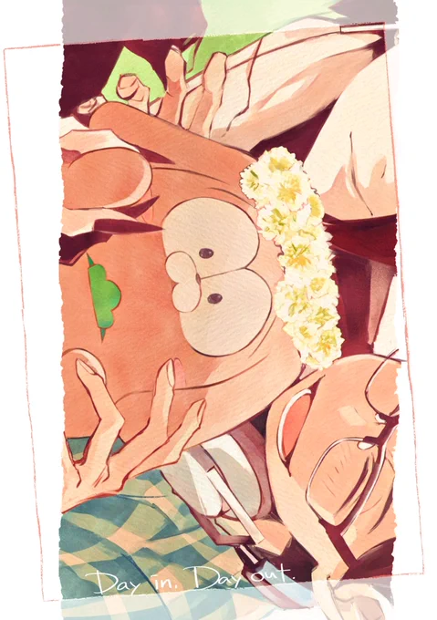 2月12日家宝35新刊です

https://t.co/xuyNdK9rqQ

「Day in day out」
A5/68ページ/全年齢/700円

いぬちゃんとベルギクの本です。Twitter掲載のものを描き直した漫画と他。
※年齢操作(見た目は特に変わらないけどおじいちゃんの年齢のいぬちゃん、赤ちゃん～のカーラくん)有ります。 