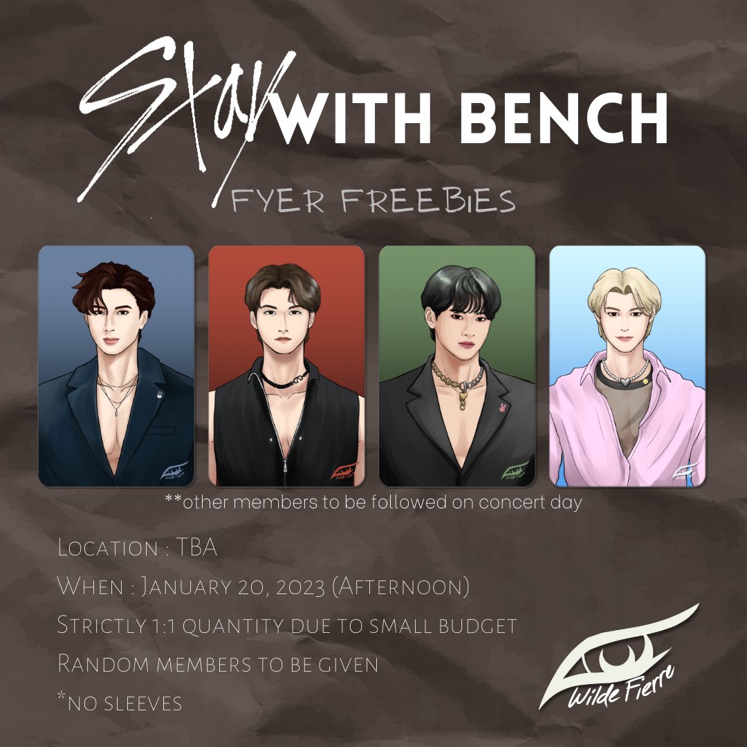 Wilde_Fierre's tweet photo. ๐ฅ Stray Kids x Fierre Freebies! ๐ฅ
#FyerFreebies fan support for the batang hamogz ๐ซถ
On pic : Chan, Lee Know, Changbin, Felix
Mechanics:
โ follow for updates (optional)
โ like & rt
Hoping you'd follow my mechanics! See you soon stays!
Open for donations ๐ฅบ see thread~ https://t.co/TQHj0bppGx