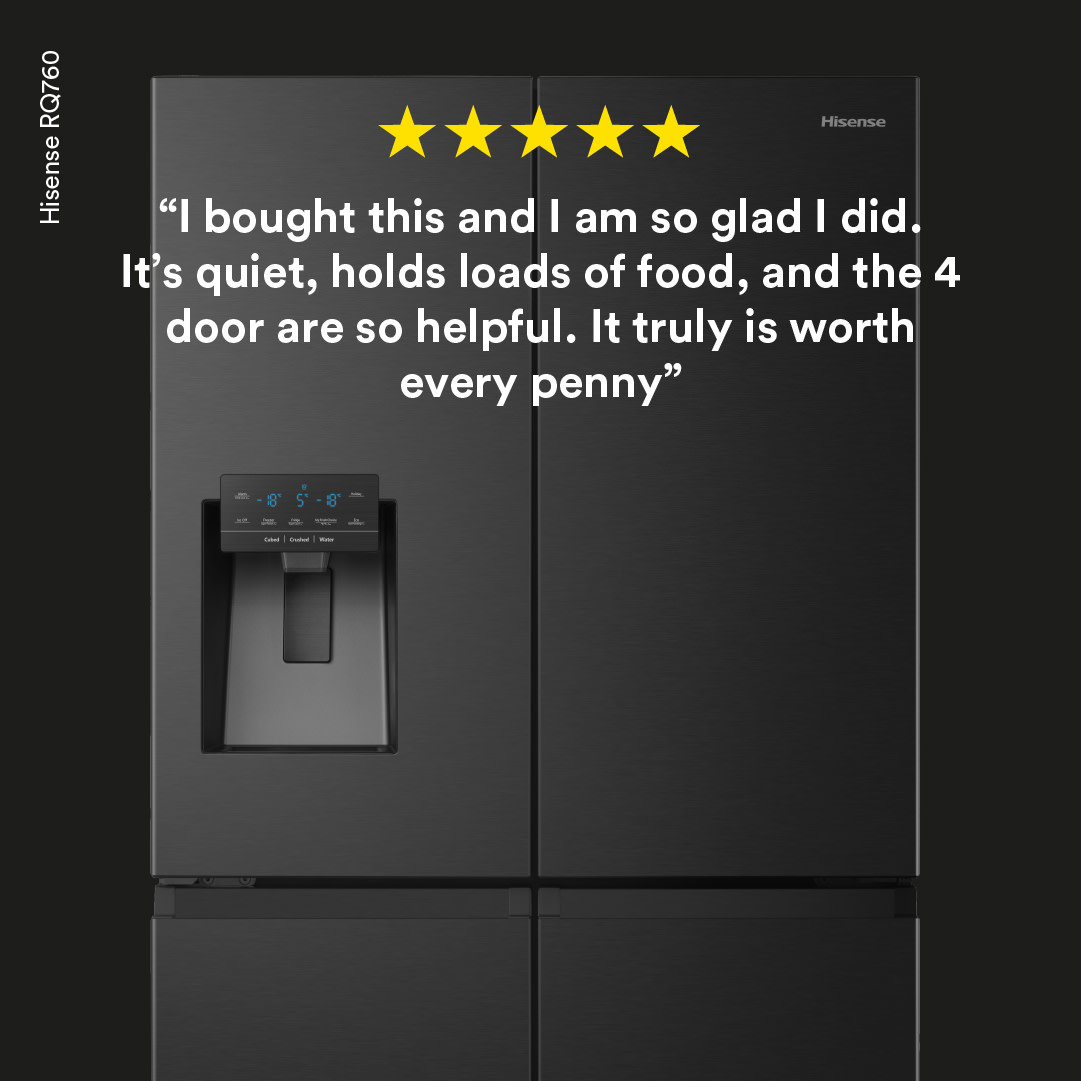 Hisense UK on Twitter " 572 litre capacity Chilled water and ice