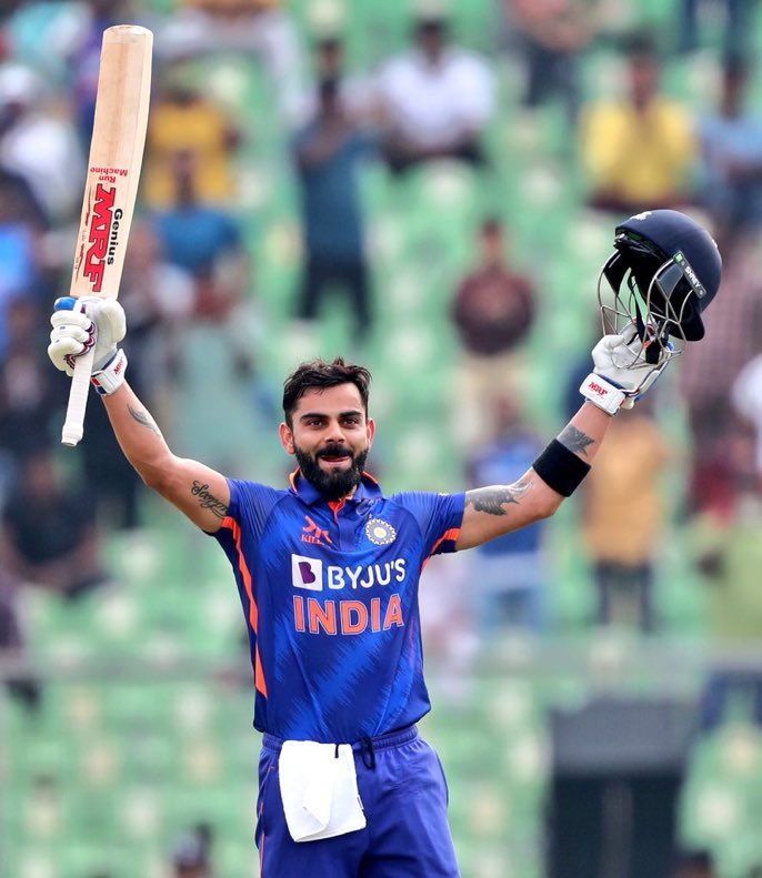 ShivamVaranasi's tweet photo. What a show by Virat Kohli - 166* in just 110 balls with 13 fours and 8 sixes. A dominating innings, what a player.
Take a bow, King Kohli!

#ViratKohli𓃵 #ViratKohli #virat #INDvSL https://t.co/tYN3OcgZLA