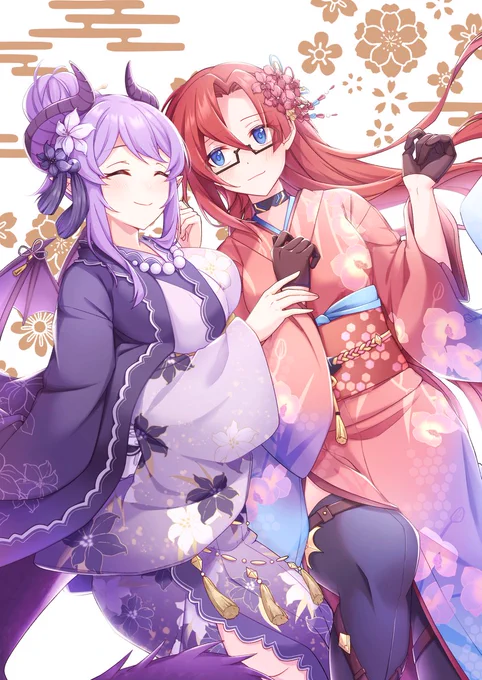 ホマレさん!!!来てくれてありがとう!!!!!!新年絵文字なしverあげまーす#プリコネR #ホマレ 