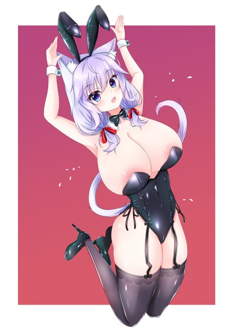 チチデカケモミミなうちの子のバニー
#うちの子 