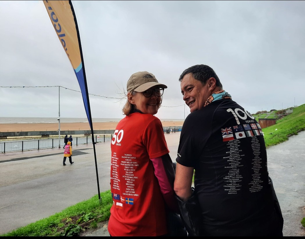 Huge congrats to world parkrun tourists <a href="/GarrySmithMT/">No Longer Active</a>  Tania who visited us yesterday 👏 despite the predicted unfavourable conditions..it wasn't so bad &amp; thank you for the vote of confidence.. the friendliest parkrun you've visited..says alot given you've been to how many..???