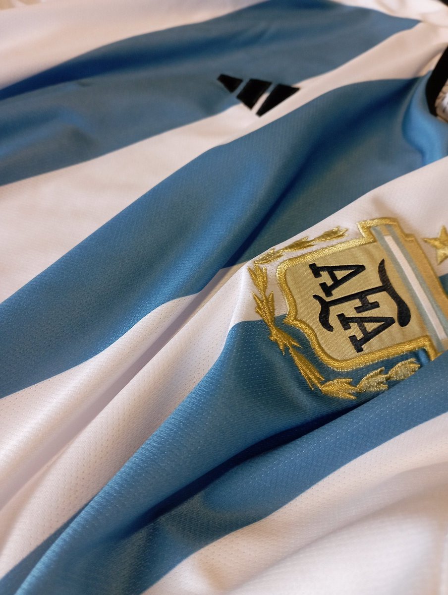 Me han regalado la camiseta del mundial de don Lionel Andrés Messi Cuttitini.❤️