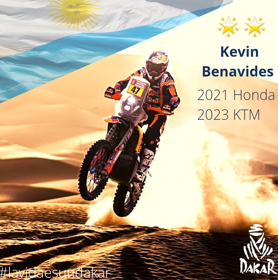 AgustinCanapino's tweet image. Que loco estas @kmbenavides! Ganador del Dakar en Motos por 2da vez! Por favor valoremos todos esta locura que acaba de hacer Kevin, debería ser héroe nacional, lo que él hace lo pueden hacer muy pocos en el mundo! Salud Bi-Campeón! Orgullo 🇦🇷