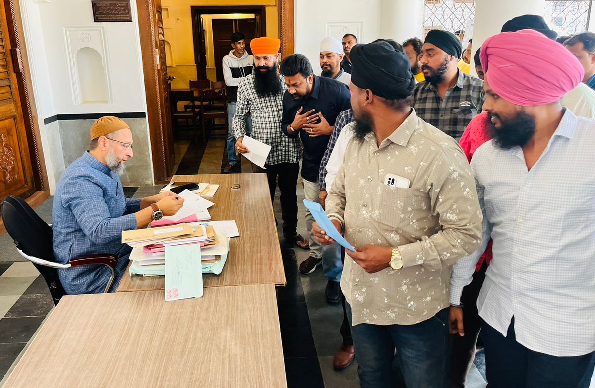 Praveen Navandher AIMIM tweet media