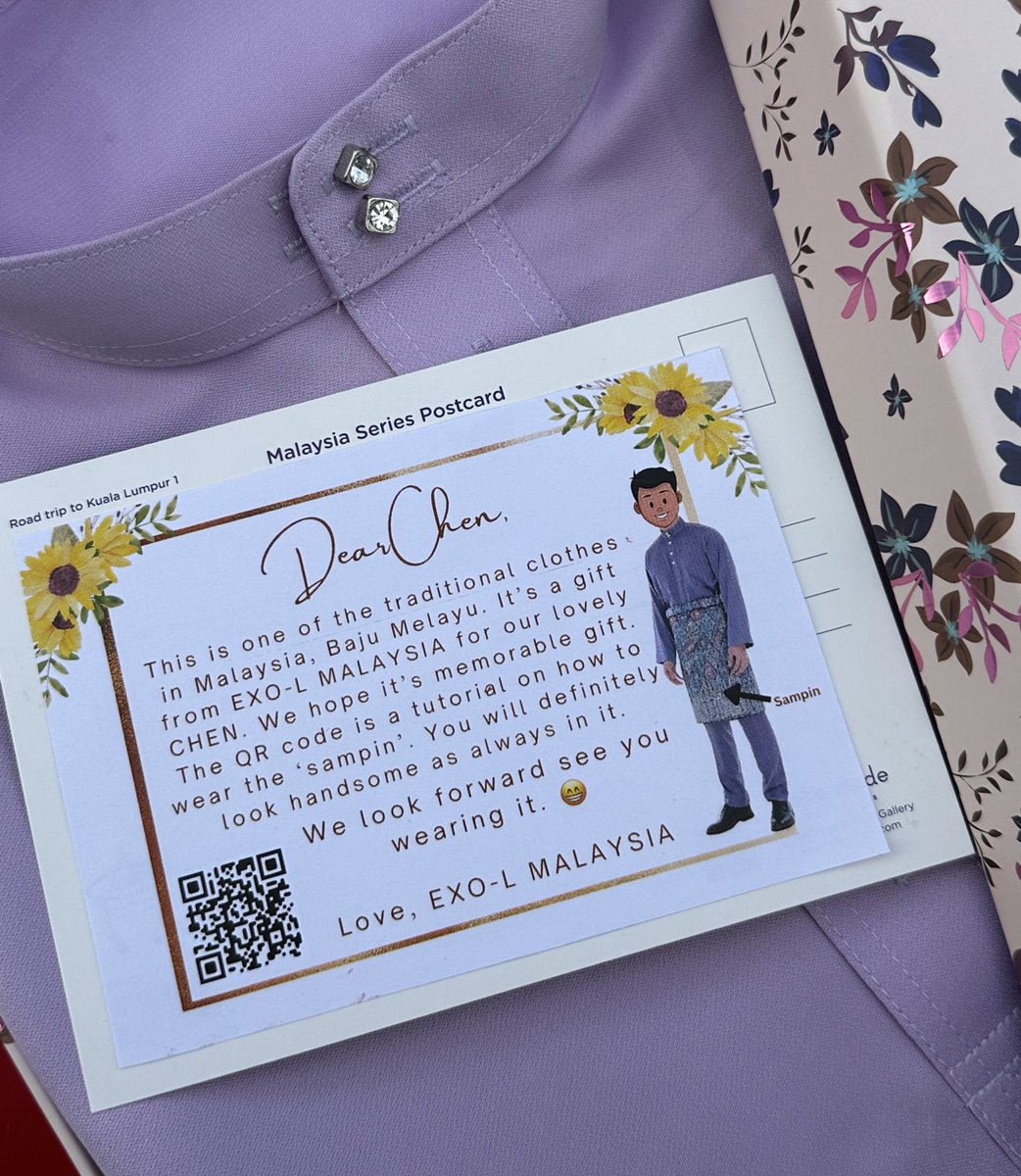 Look at the card we sent to jongdae 🥹🥹

#myGrandCHENWave 
#ChenBalikKampung
#GrandwaveinKL
