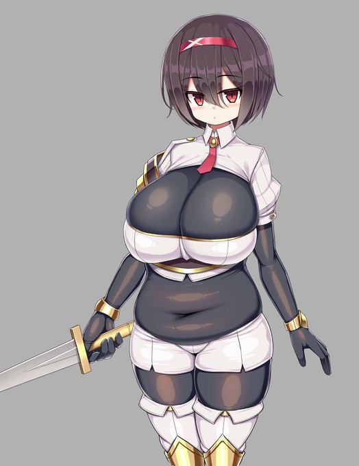 オリジナル、乳が長くて柔らかそうな女騎士ちゃん 